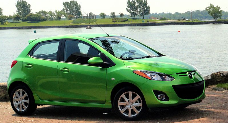 Mazda 2 - is not an expensive car 